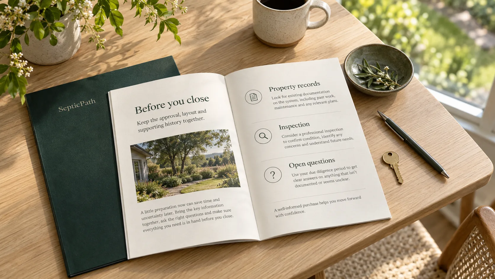 SepticPath property research booklet, illustrative editorial image