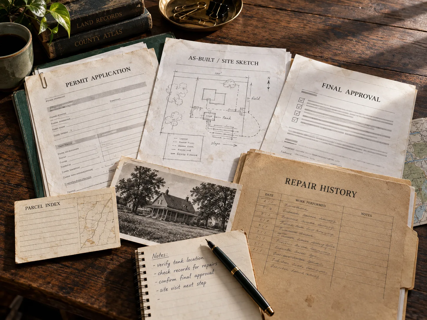 Historical permit plans